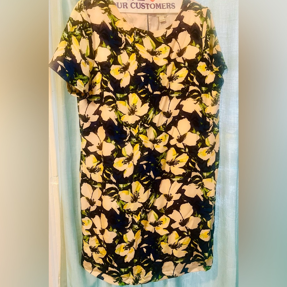 J. Crew Multicolor Floral Dress